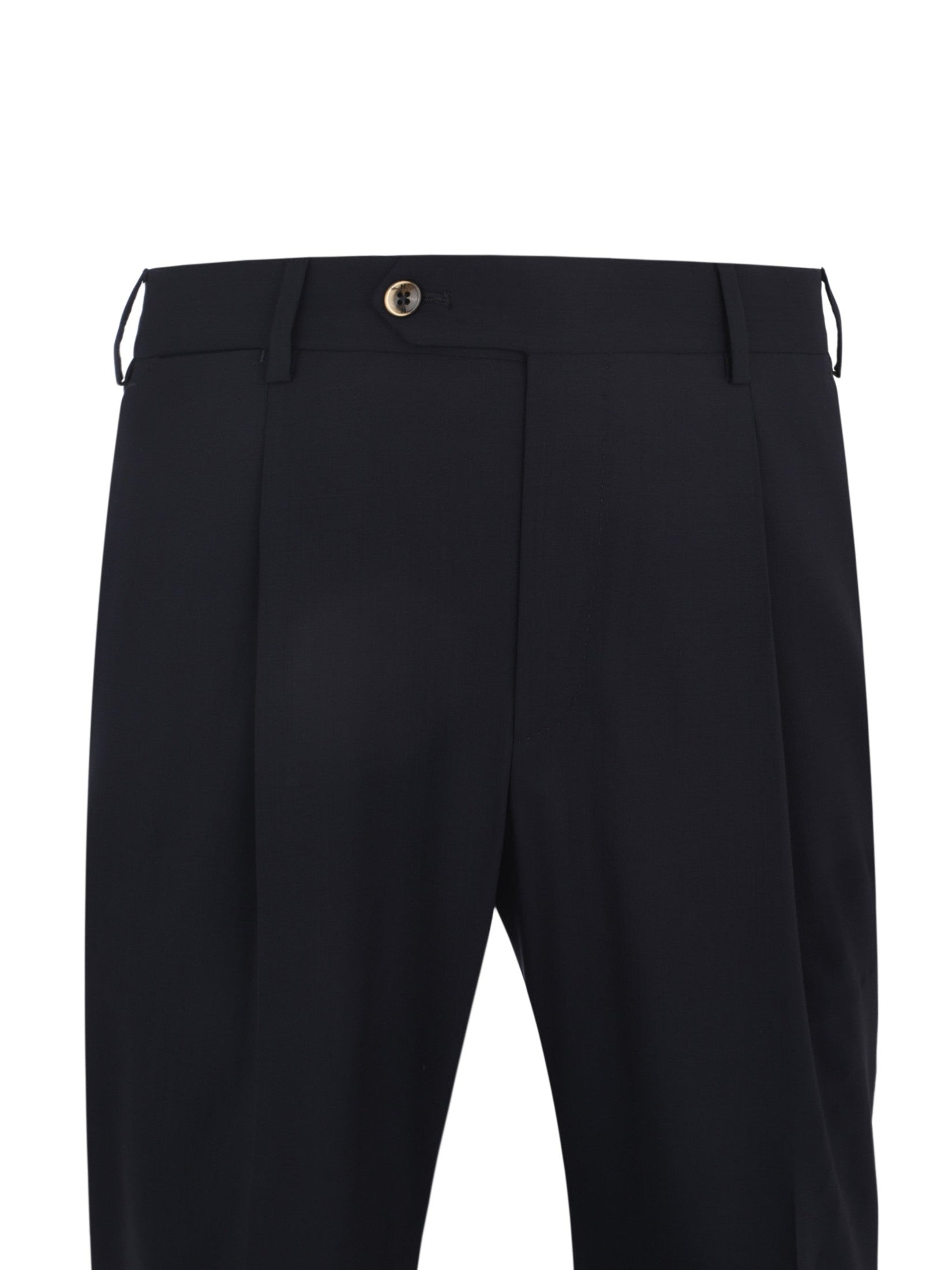 Pantalone union 1 pleat diagonal pockets unfinished b.