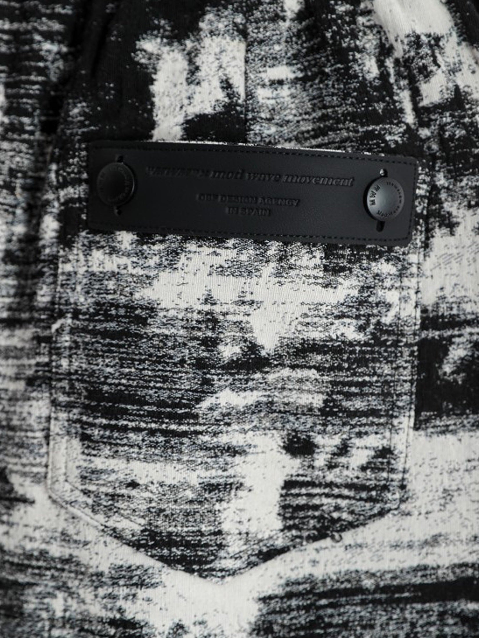 Mwm jacquard fabric pants