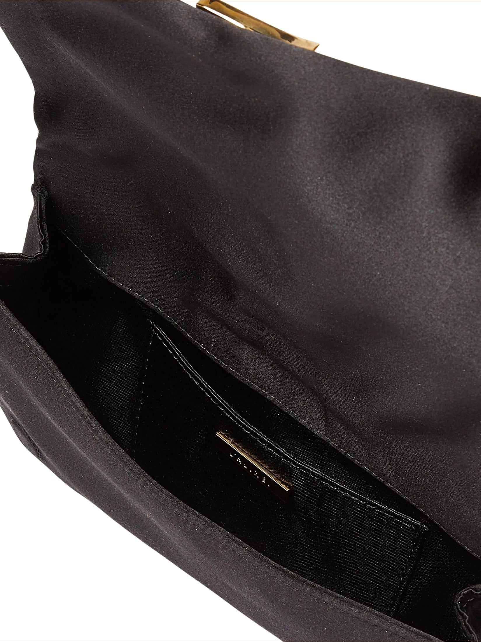 Oasis pouch stone-encrusted satin clutch