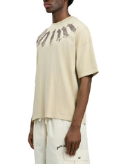 Big neck logo loose t-shirt