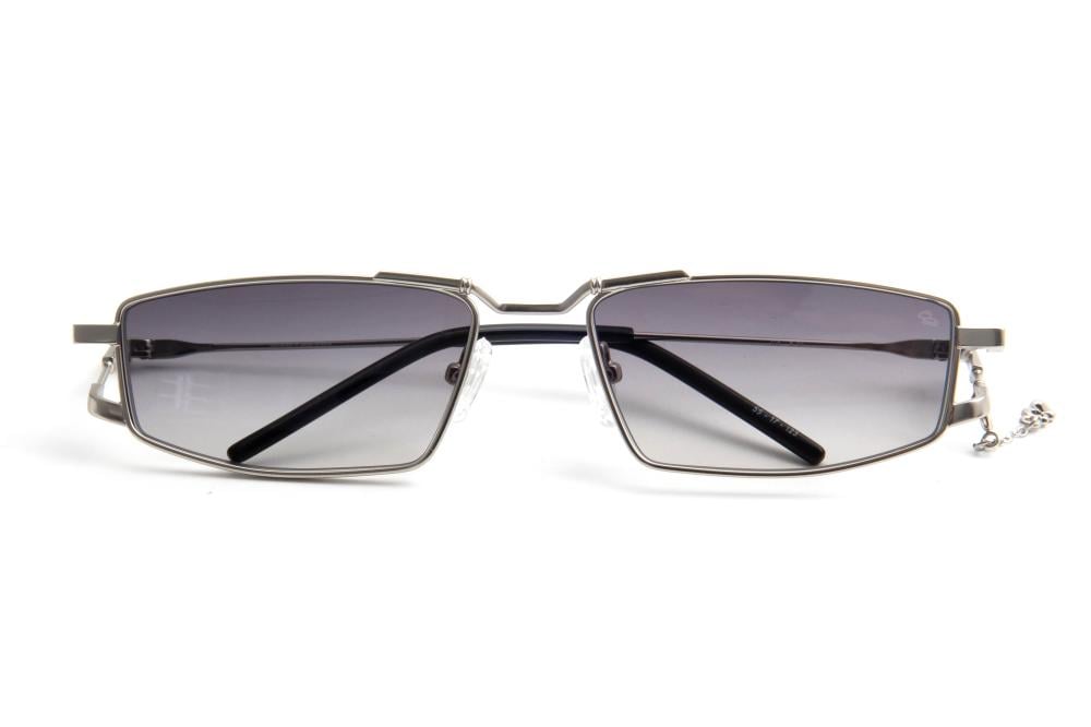 SILVER BLACK SUNGLASSES
