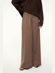 Bonfire pant dark oak micro stripe