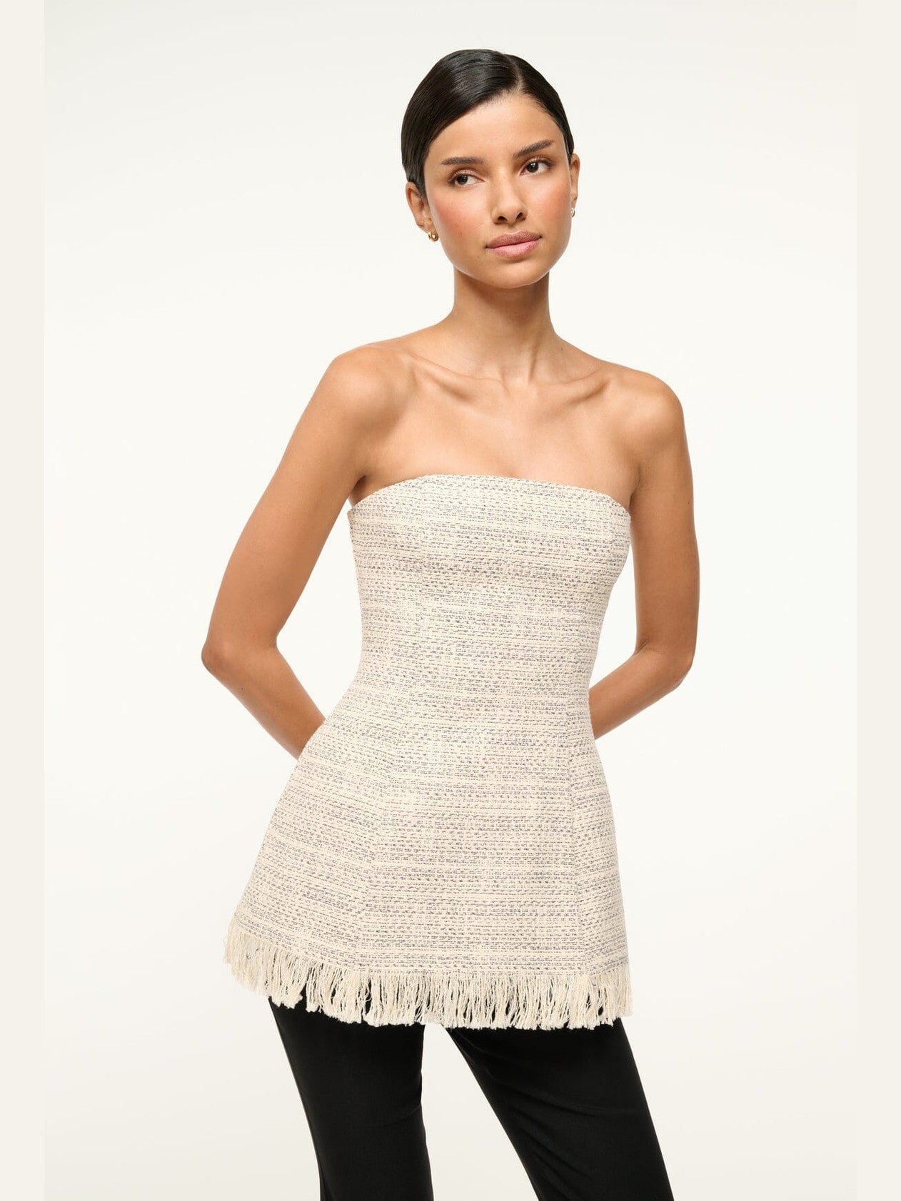 Silvia top ivory multi