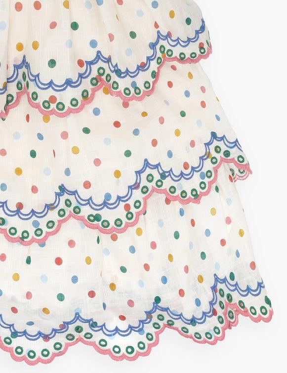 EVERLEY EMBROIDERY DRESS