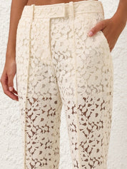 Illuminate lace straight pant