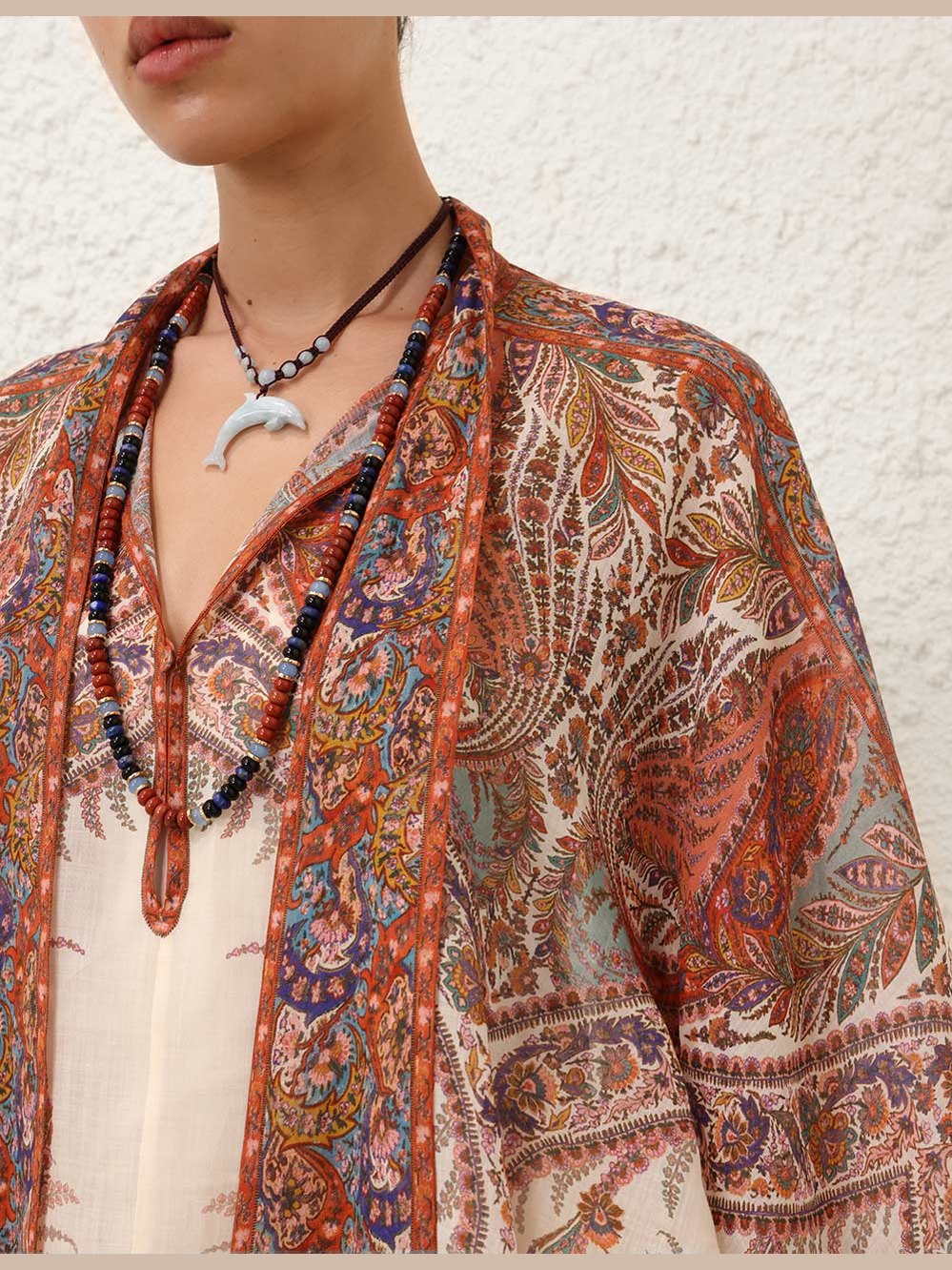 Rhiannon tie neck blouse