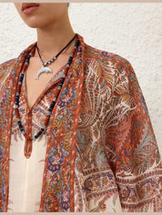 Rhiannon tie neck blouse