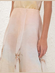 Illuminate maxi skirt