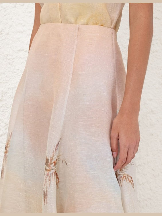 Illuminate maxi skirt