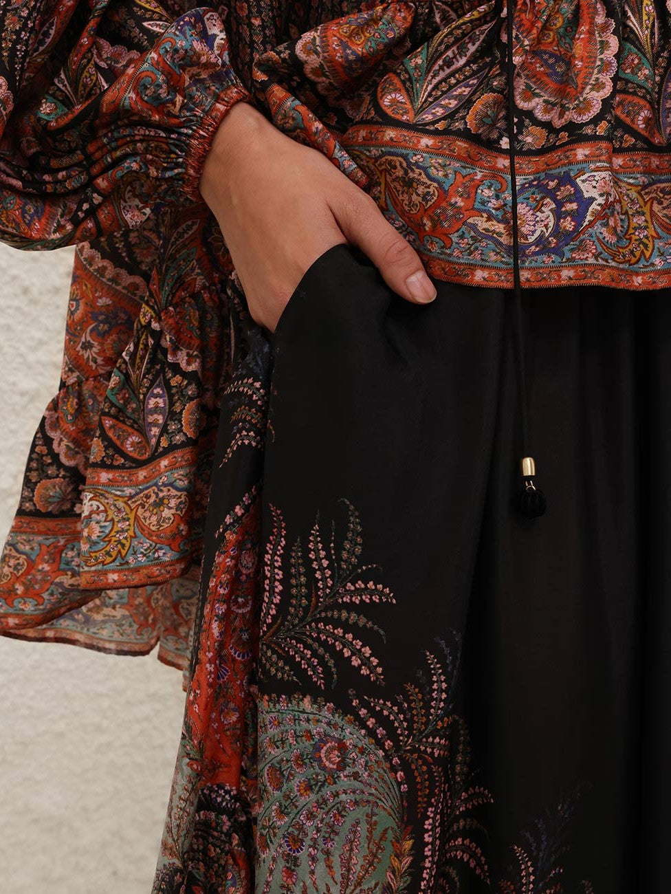Rhiannon ruffle maxi skirt