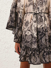 Rhiannon lantern mini dress