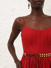 Rhiannon corset midi dress