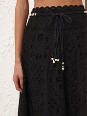 Rhiannon embroidered skirt