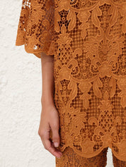 Coco lace tunic top