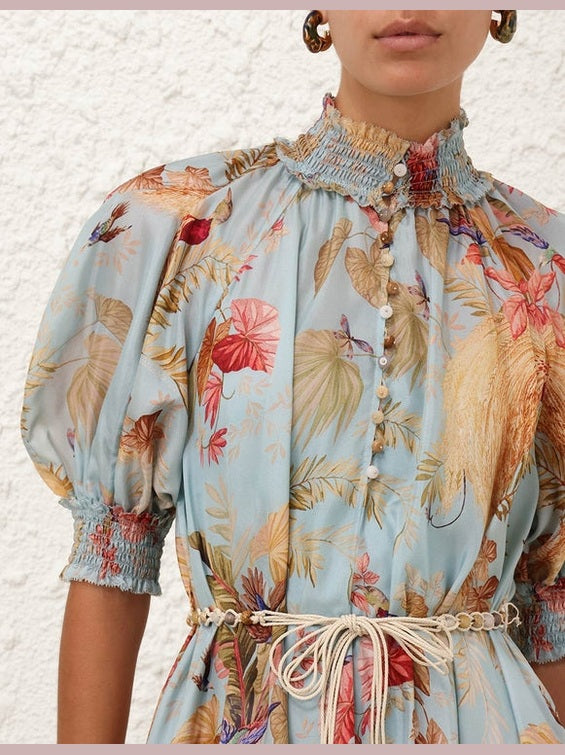 Ascension billow maxi dress