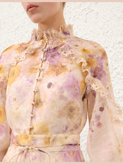Memento embroidered blouse