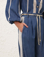 Awaken denim harem pant