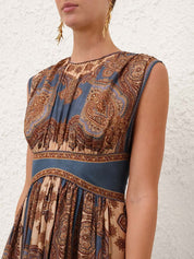 Mahon waisted maxi dress