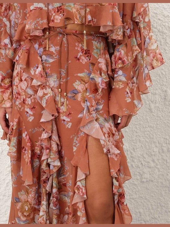 Awaken ruffle skirt