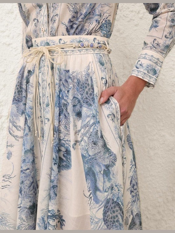 Wanderlust a-line maxi skirt