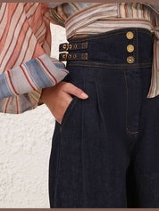 Rebellion denim tailored pant