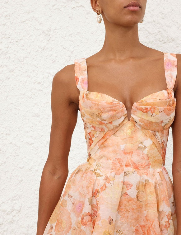 Rebellion drape midi dress