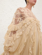 Rebellion splice billow dress