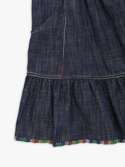 Alight Denim Dress فستان 