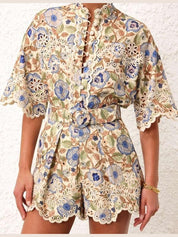 Junie embroidered short