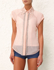 Matchmaker Diamante Blouse بلوزة