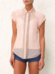 Matchmaker Diamante Blouse بلوزة
