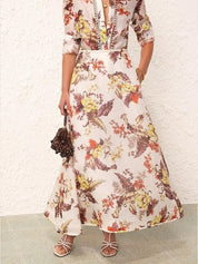Matchmaker Floral Flare Skirt تنورة