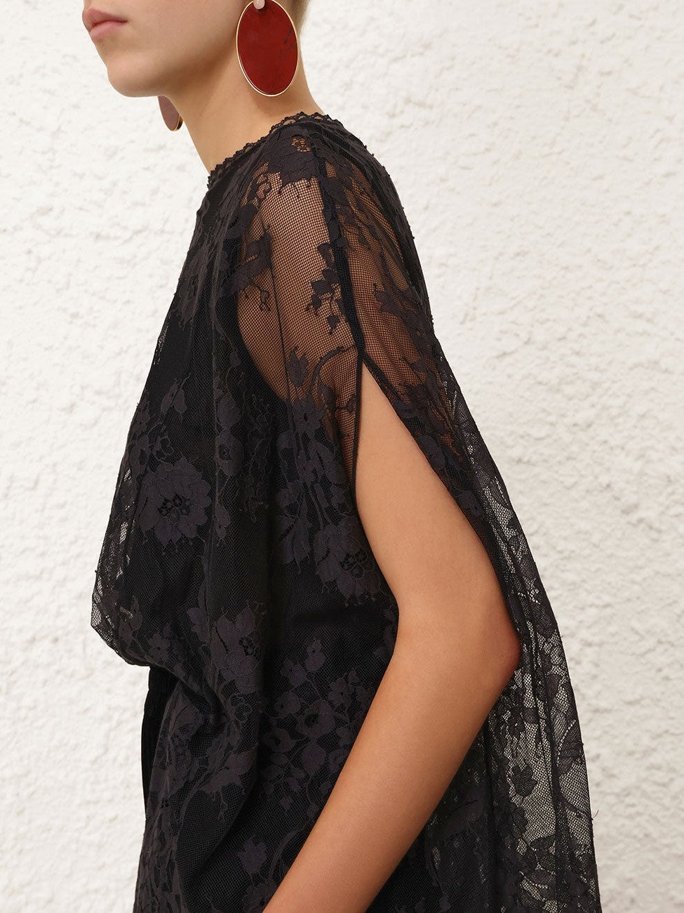 Valiant lace caped top