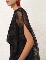 Valiant lace caped top