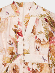 ASCENSION PLUNGE MIDI DRESS