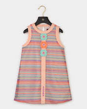 DRESS FANCY WOVEN EMBROIDERY