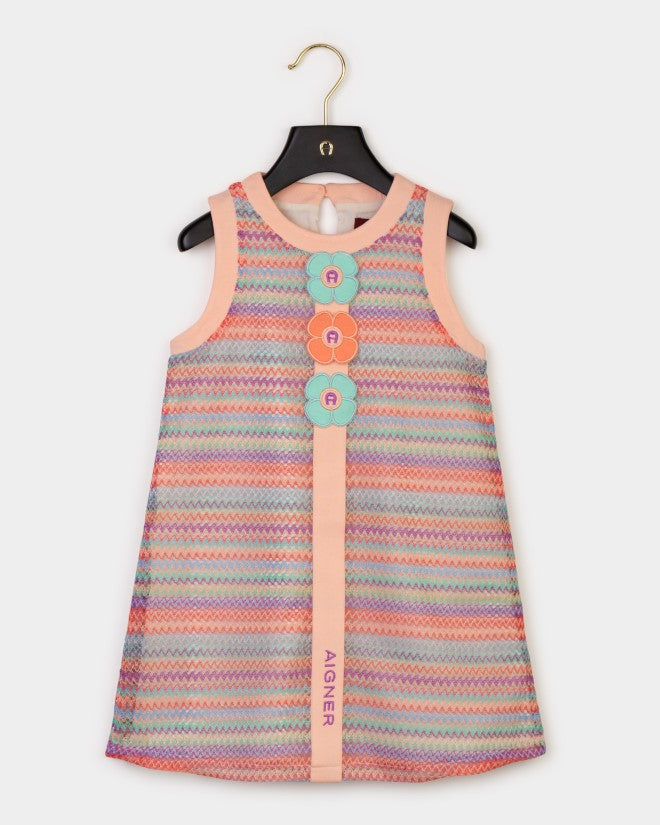 DRESS FANCY WOVEN EMBROIDERY