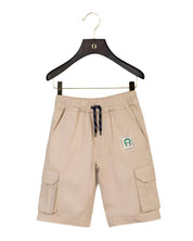 BERMUDAS POPLIN WOVEN BADGE