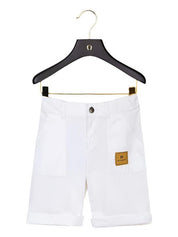 Bermudas poplin woven badge ce