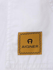 Bermudas poplin woven badge ce
