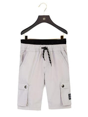 Bermudas poplin woven badge