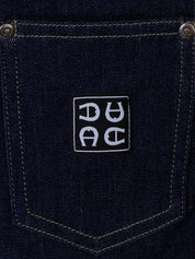 Bermudas denim stretch woven badge