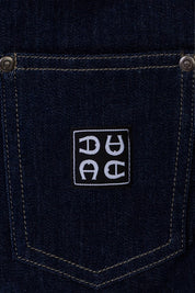 BERMUDAS DENIM STRETCH WOVEN BADGE