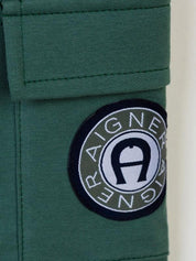 Bermudas sweat lycra woven badge