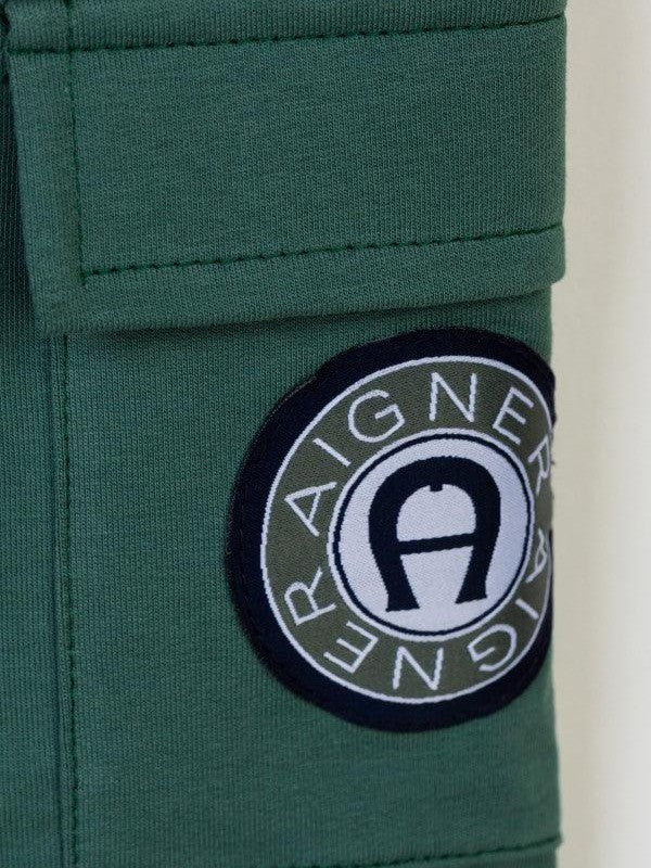 Bermudas sweat lycra woven badge