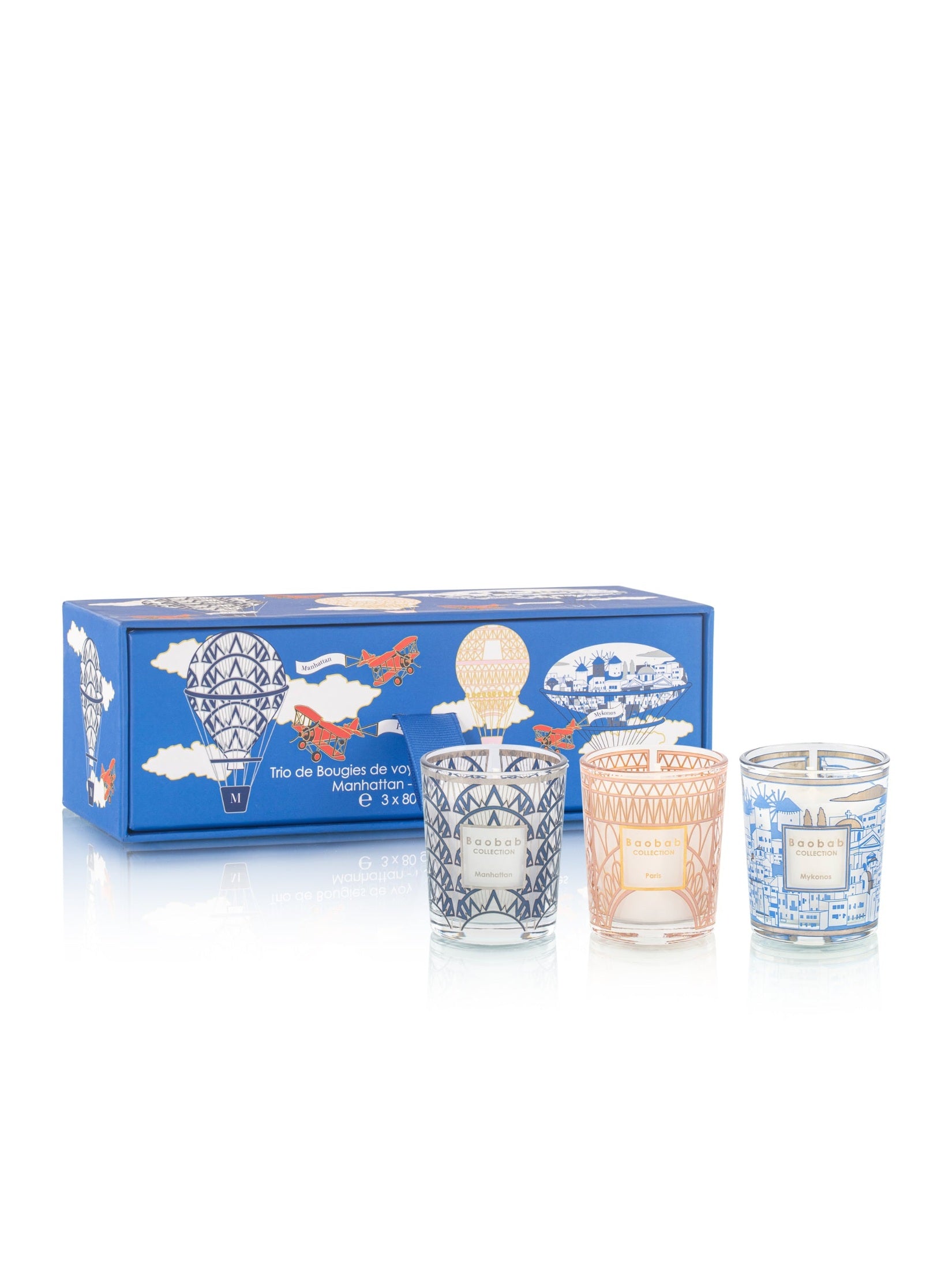 Bb trio travel candles mfb man