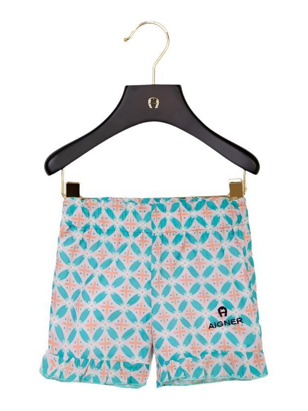 Bermudas fancy woven embroidery