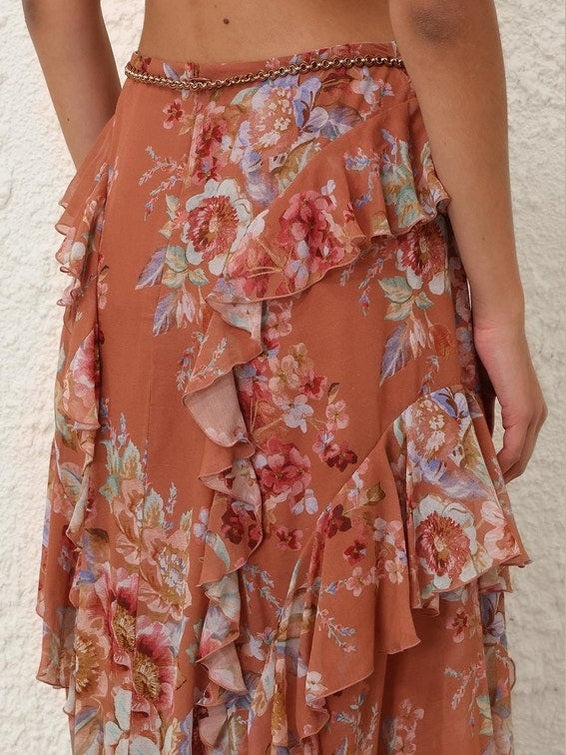 Awaken ruffle skirt
