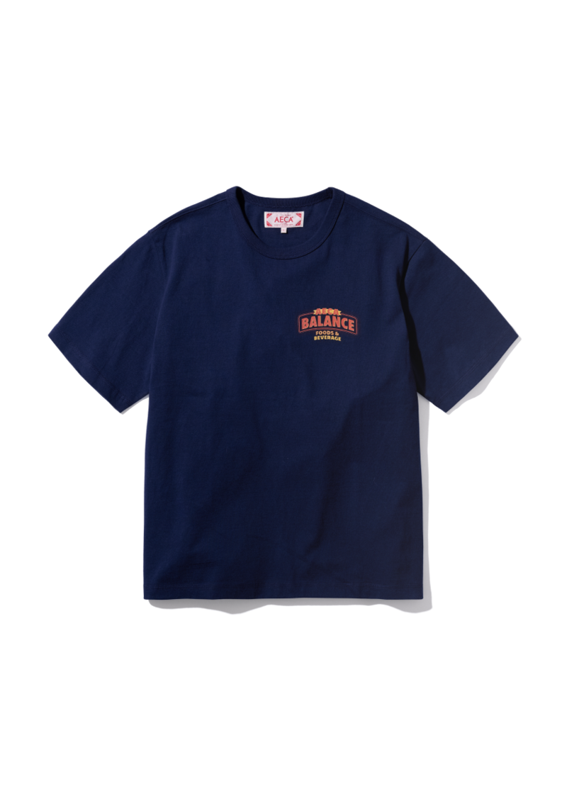 AECA BALANCE SHOP FLYERS HALF SLEEVE-NAVY