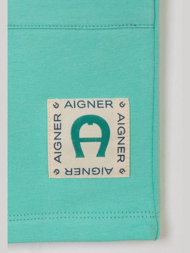 Bermudas sweat lycra woven badge